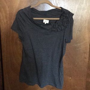 Anthropologie Deletta grey tee